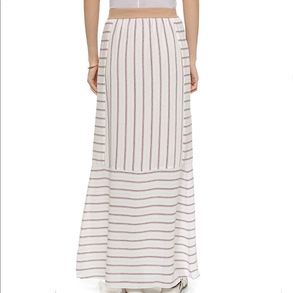 BCBGMAXAZRIA Haleigh Striped Maxi Skirt